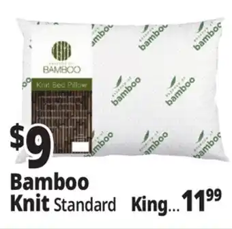 Ocean State Job Lot Essence of Bamboo Knit Jumbo Pillow offer