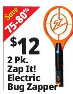 Ocean State Job Lot 2 Pk. Zap It! Electric Bug Zapper offer