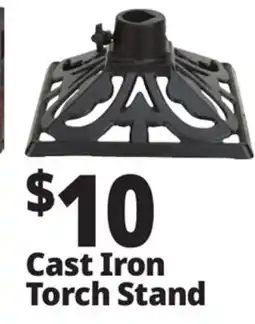 Ocean State Job Lot Patio Essentials Cast Iron Torch Stand offer