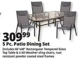 Ocean State Job Lot 5 Pc. Patio Dining Set offer