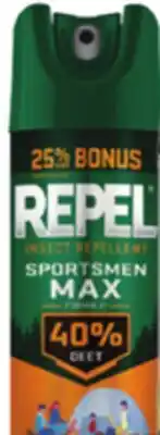 Ocean State Job Lot Repel Insect Sportsmen Max Insect Repellent 40% DEET 8.125 oz offer