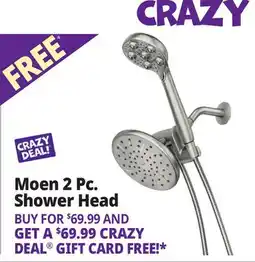 Ocean State Job Lot Moen 2 Pc. Shower Head offer
