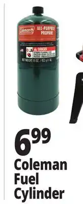 Ocean State Job Lot Coleman Fuel Cylinder offer