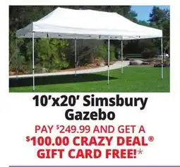 Ocean State Job Lot 10'x20' Simsbury Gazebo offer