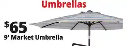 Ocean State Job Lot 9' Market Umbrella offer