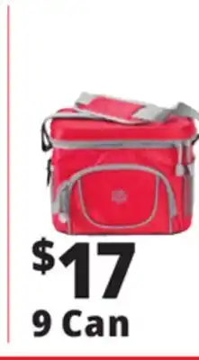 Ocean State Job Lot North Peak 9-Can Hardliner Cooler Red offer