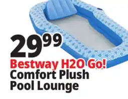 Ocean State Job Lot Bestway H2O Go! Comfort Plush Pool Lounge offer
