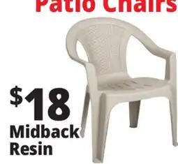 Ocean State Job Lot Midback Resin Chair offer