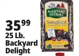 Ocean State Job Lot Backyard Delight Songbird Food 25 lbs offer