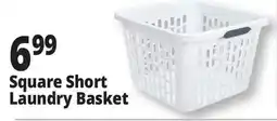 Ocean State Job Lot Square Short Laundry Basket offer