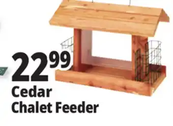 Ocean State Job Lot Yankee Trader Chalet Feeder with Twin Suet Cages offer