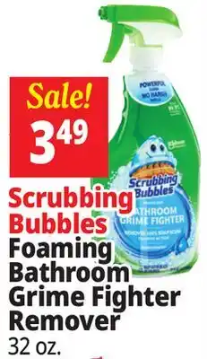 Ocean State Job Lot Scrubbing Bubbles Disinfectant Bathroom Grime Fighter Spray 32 oz offer
