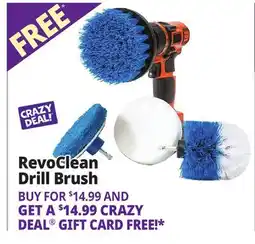 Ocean State Job Lot RevoClean Drill Brush offer