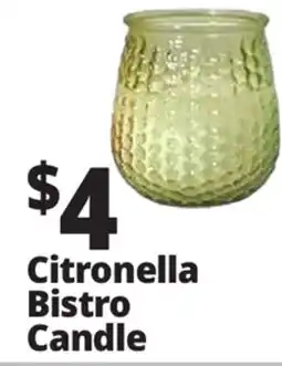 Ocean State Job Lot Citronella Bistro Candle offer
