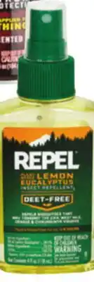 Ocean State Job Lot Repel Plant-Based Lemon Eucalyptus Insect Repellent offer