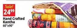 Ocean State Job Lot Handmade Kantha Quilt 60 x 90 offer