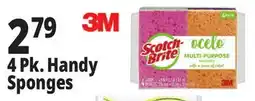 Ocean State Job Lot Scotch-Brite Ocelo Multi-Purpose 3M Sponges 4 Count offer