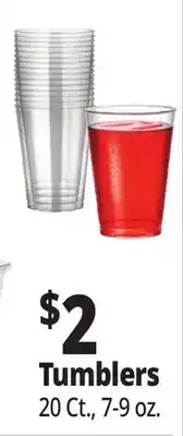 Ocean State Job Lot Tumblers offer