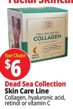 Ocean State Job Lot Dead Sea Collection Skin Care Line offer