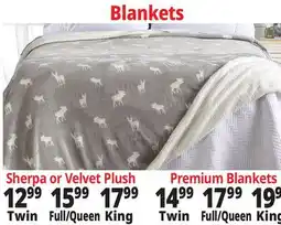 Ocean State Job Lot Blankets offer
