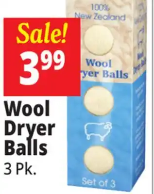 Ocean State Job Lot Wool Dryer Balls offer