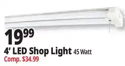 Ocean State Job Lot ZGB 45W LED Shop Light 4' offer