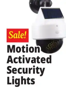 Ocean State Job Lot Motion Activated Security Lights Solar Lights offer