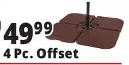 Ocean State Job Lot Offset Umbrella Base 4-Piece offer