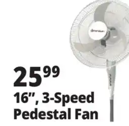 Ocean State Job Lot Penguin Pedestal Fan 16 offer