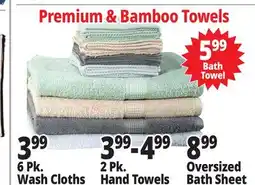 Ocean State Job Lot Premium & Bamboo Towels offer