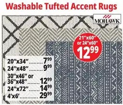 Ocean State Job Lot Washable Tufted Accent Rugs offer