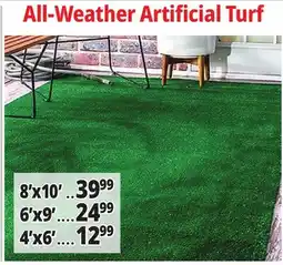 Ocean State Job Lot All-Weather Artificial Turf offer