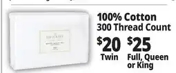 Ocean State Job Lot 100% Cotton 300 Thread Count offer