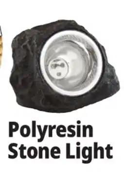Ocean State Job Lot Outdoor Living Accents Resin Stone Solar Light offer