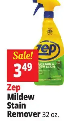 Ocean State Job Lot Zep Mildew Stain Remover offer