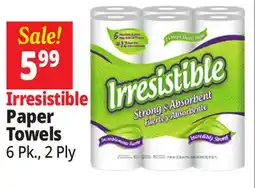 Ocean State Job Lot Irresistible Paper Towels offer