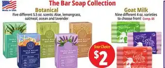 Ocean State Job Lot The Bar Soap Collection offer