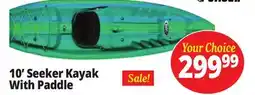 Ocean State Job Lot Pelican Seeker 100X Kayak w/ Paddle offer
