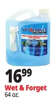 Ocean State Job Lot Wet & Forget Outdoor Moss Mold Mildew & Algae Stain Remover 64 fl. oz offer