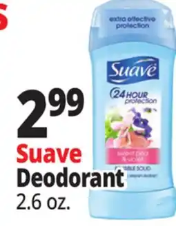 Ocean State Job Lot Suave Powder Invisible Solid Deodorant offer