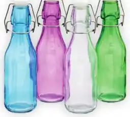 Ocean State Job Lot Air Tight Clear Glass Bottle 9 oz offer