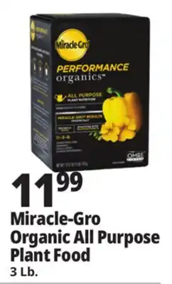 Ocean State Job Lot Miracle-Gro Organic All Purpose Plant Food offer