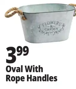 Ocean State Job Lot Oval With Rope Handles offer