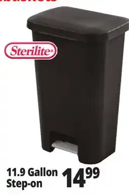 Ocean State Job Lot Sterilite 11.9 Gallon Step-on offer
