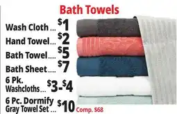 Ocean State Job Lot Bath Towels offer