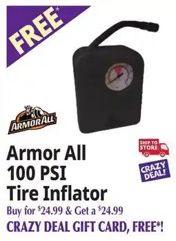 Ocean State Job Lot 100 PSI Tire Inflator offer