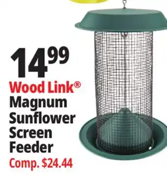Ocean State Job Lot WoodLink Magnum Black Oil Sunflower Bird Feeder offer