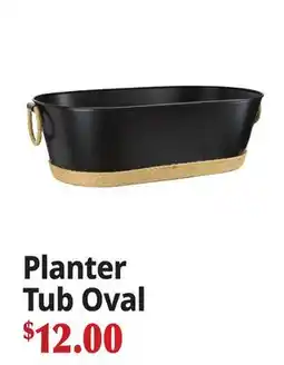 Ocean State Job Lot Planter Tub Oval offer