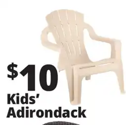 Ocean State Job Lot Kids Adirondack Chair Sand offer