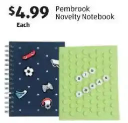 Aldi Pembrook Novelty Notebook offer